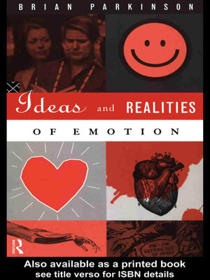 cover image of Ideas and Realities of Emotion